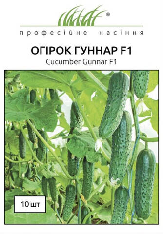 Насіння огірка Гуннар F1 10 шт (Професійне насіння) фото