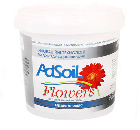 Грунтополіпшувач для квітів AdSoil Flowers 2.2 л описание