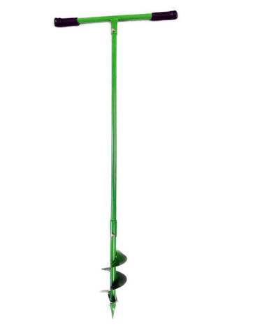 Шнековий ручний садовий бур 20 см (сталь 65г) цена