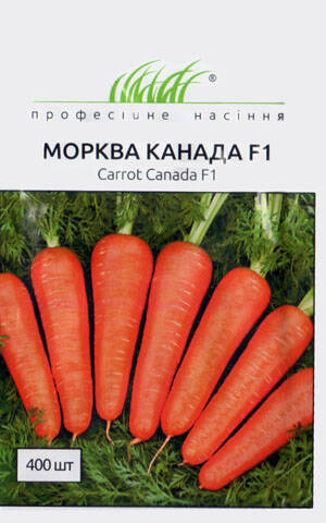Насіння моркви Канада F1 400 шт (Професійне насіння) фото