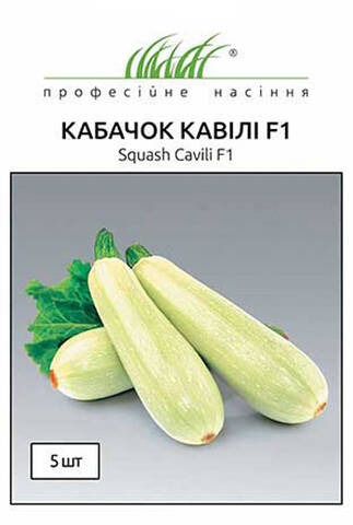 Насіння кабачка Кавілі F1 5 шт (Професійне насіння) дешево