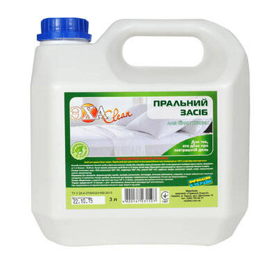 Средство для стирки белого белья ЭХАClean 3л Купити