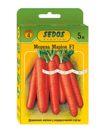 Семена моркови Марион F1 5м (Семена на ленте) дешево