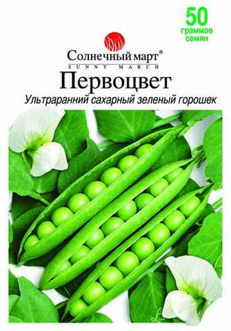 Семена гороха Первоцвет 50г (Солнечный март) в интернет-магазине