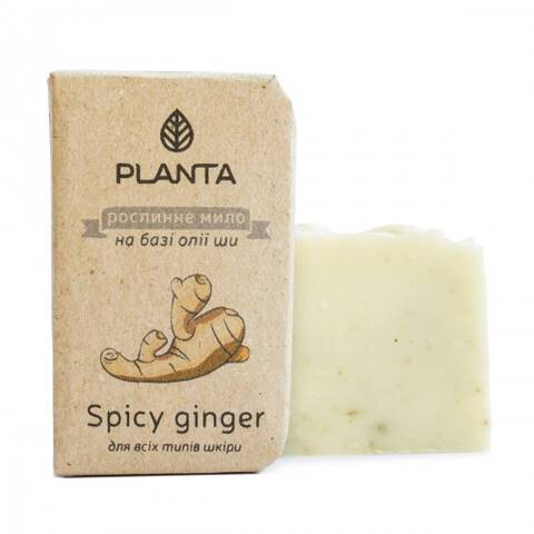 Натуральное мыло ши Spicy ginger 100г Купить