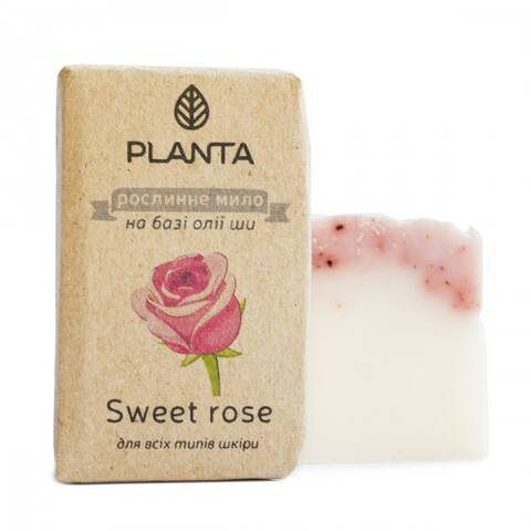 Натуральное мыло ши Sweet rose 100г недорого