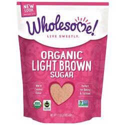 Тростниковый сахар коричневый органический Wholesome Sweeteners 680г купить