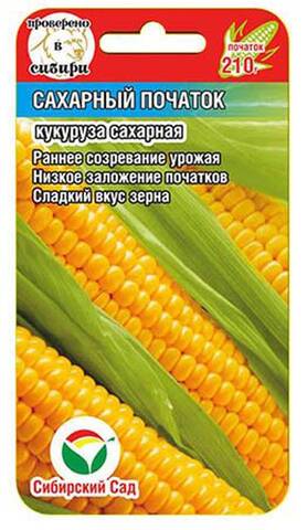 Семена Сладкой Кукурузы Сахарный Початок 6шт (Сибирский Сад) фото