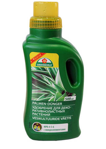 Удобрение для гидропоники для декоративно-лиственных растений GreenWorld 0.5л купить