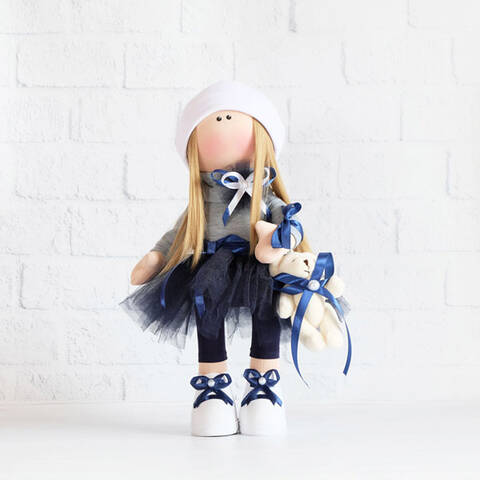 Лялька Тільда Аліса (ручна робота) 37 см дешево