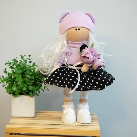 Лялька Тільда Аня (ручна робота) 37 см фото