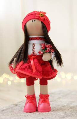 Кукла Тильда Иванка (текстильная) 37см в интернет-магазине
