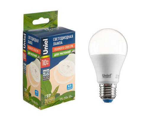 Светодиодная лампа для растений Uniel 10Вт в интернет-магазине