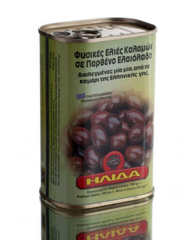 Настоящие греческие оливки Kalamata в оливковом масле 450г недорого