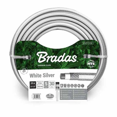 Шланг для поливу NTS WHITE SILVER 3/4" 30 м Купити