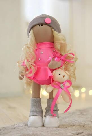 Лялька Тільда Гімнастка 2 (ручна робота) 37 см в интернет-магазине