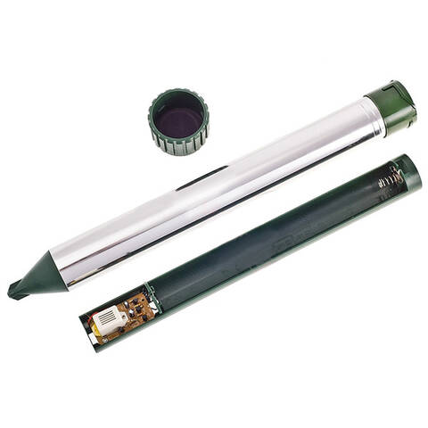 Відлякувач кротів та змій віброзвуковий Ultra Sonic фото