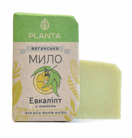 Натуральное мыло Лимон и эвкалипт 100г Купить
