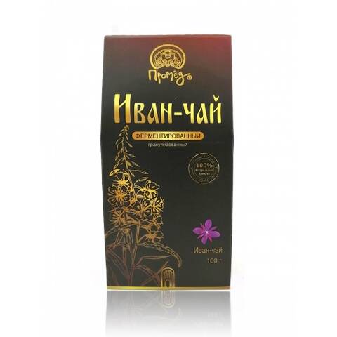Сибирский иван-чай ферментированный гранулированный 100г мудрый-дачник