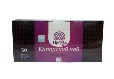 Сибирский иван-чай ферментированный пакетированный 30 шт Купити