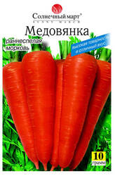 Семена моркови Медовянка 10г (Солнечный март) купить