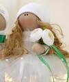 Лялька Тільда Весільна Пара 1 (ручна робота) 37 см недорого