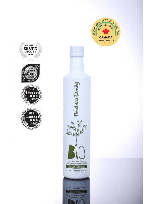 Справжня оливкова олія BIO ORGANIK Extra Virgin Nikolaou Family